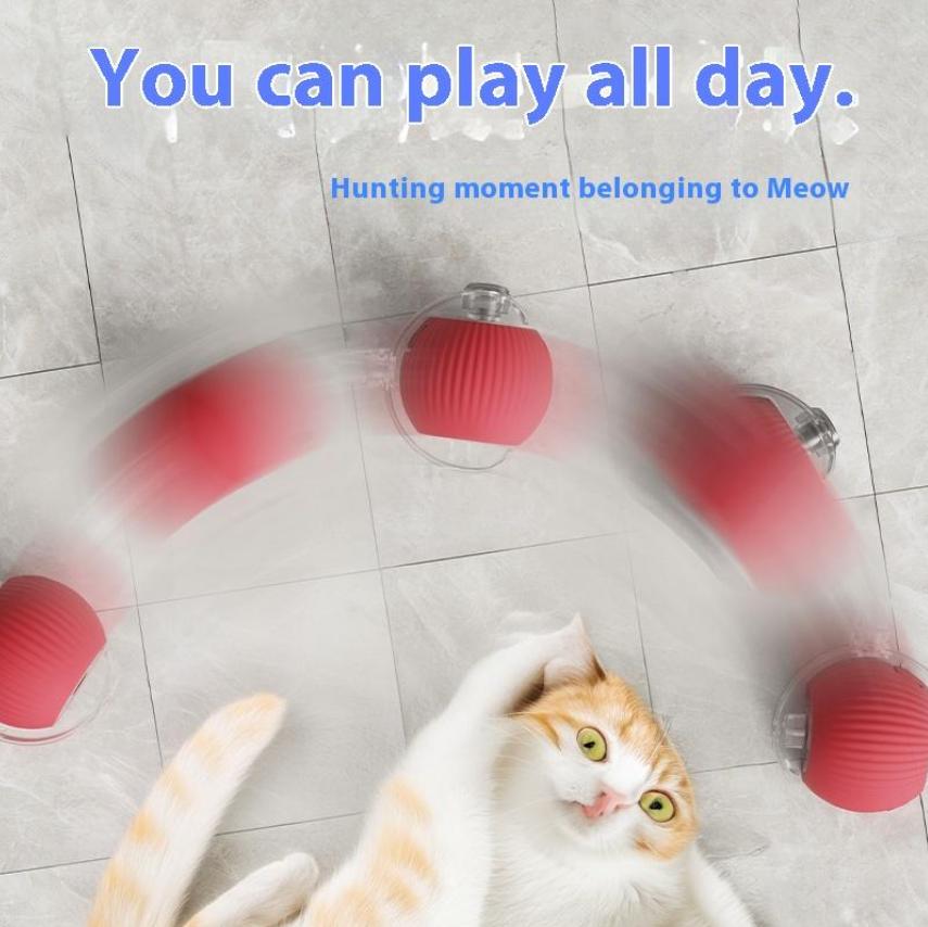 Smart Cat Toys Interactive Ball Electric Pet Toys for Cats Automatic Rolling Ball Kitten Toys Pet Kitten Teaser Game Toys