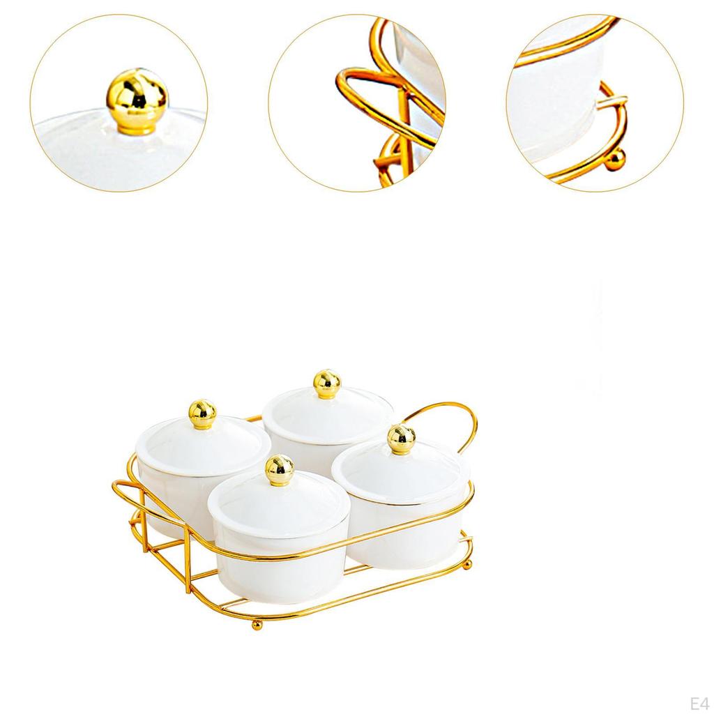 Divided Dried Fruit Plate Nuts Dish with Lid Serving Platter for Living Room