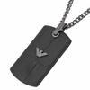 Emporio Armani Necklace Pendant Black [Used]