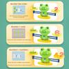 Children's digital frog balance toy early education puzzle addition and subtraction enlightenment balance mathematics teaching t