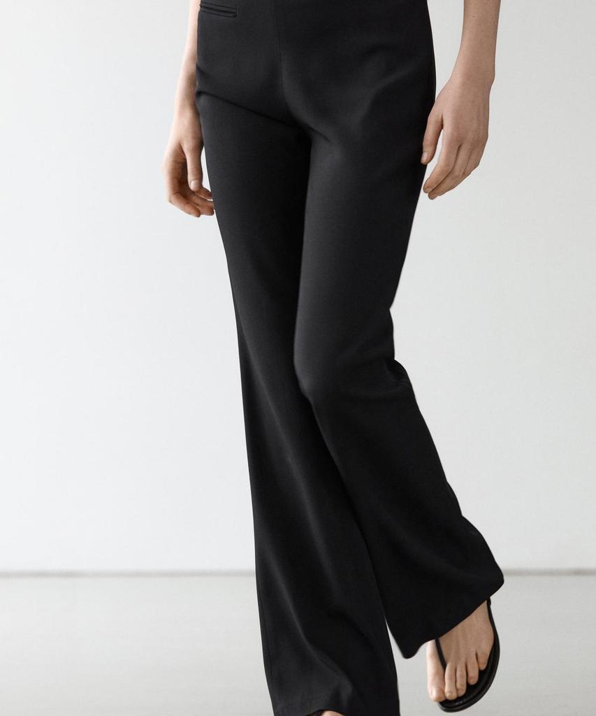 Masimodutti Pocket Detail Flare Pants