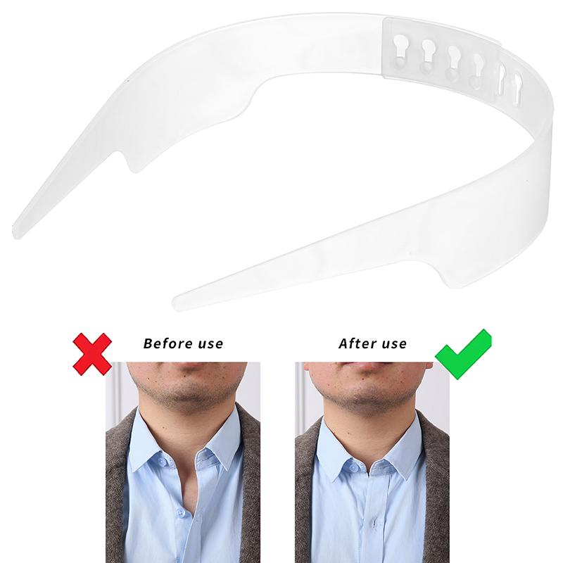 1 Adet Ayarlanabilir Gömlek Yaka Destek Şekillendirici Tişört Stand Yaka Şekillendirici Anti-Roll Sabit Şekillendirici Yaka Destekleri Paket Kiti Dropship