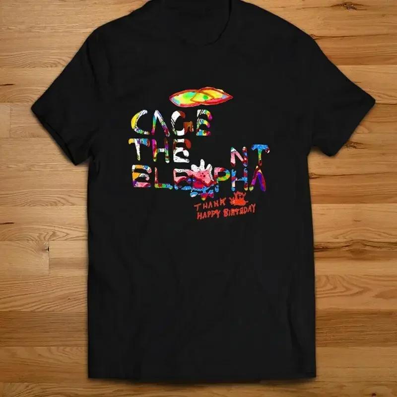 Cage The Elephant Album Logo Rock Band Men T Shirt S чёрный