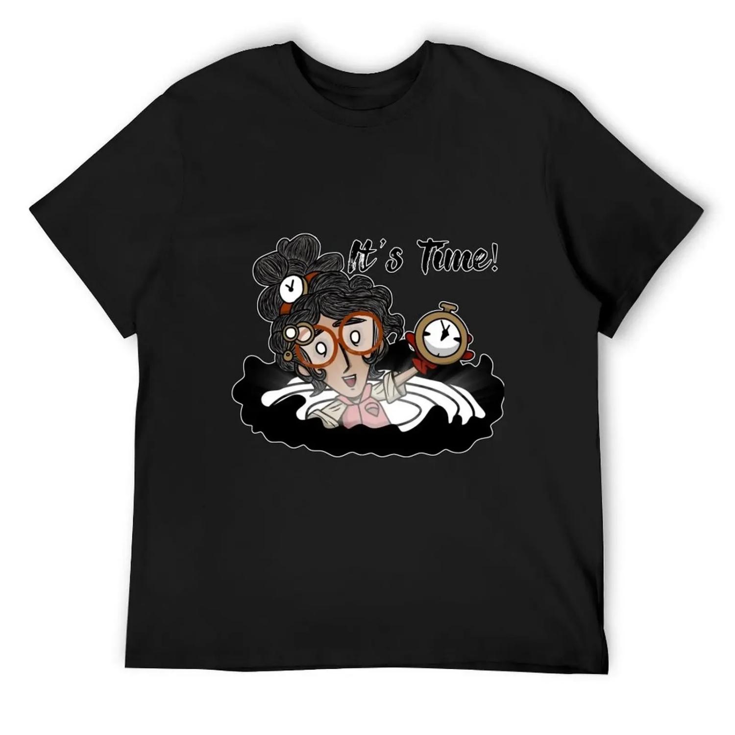 Don t Starve Wanda - It s Time T-Shirt funny gifts cotton man t-shirts vintage t shirts summer clothes mens funny t shirts S