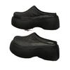 Thick-bottomed Bag Head Half Slippers Women's 2025 New Summer Outer Wear Hollow Mesh Small Height-increasing Muffin Slippers