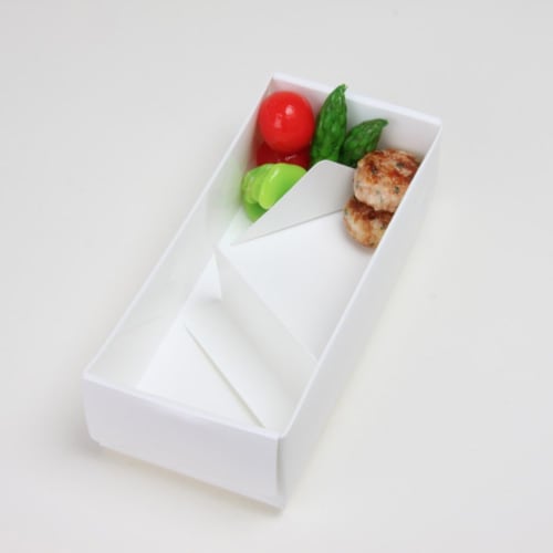 Hosho Foldable Flat Lunch Box, Medium, Hana, Reusable, LB-085-MHA