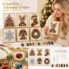 Schmuckverzierte Weihnachtsbäume DIY-Set für Feiertage und Heimdekoration