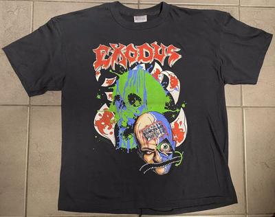 Vintage Exodus Tshirt Gift For Fan Black Short Sleeve Unisex Tshirt KH7941