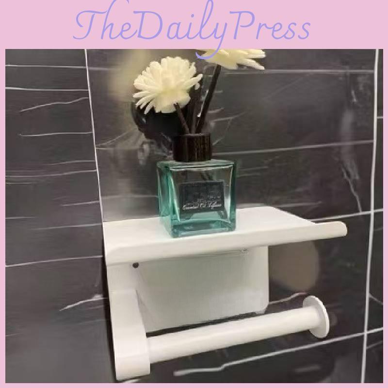 Stainless Modern Steel Wall Mounted Toilet Paper Holder For Kitchen Bathroom