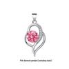 Kailaimei Korean Style Heart Pendant Necklace - Trendy Clavicle Chain Korean Accessories