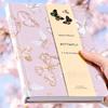 A5 Embroidered Flower Notebook Pattern Schedule Notepad Diary Notepad Butterfly Journal Book  Kids