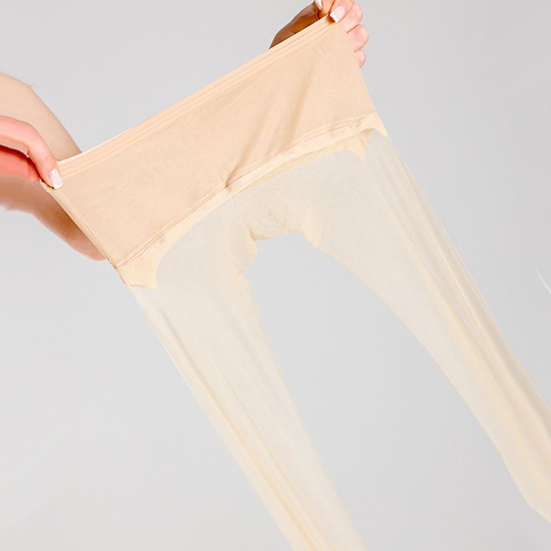 0D-15D Women Seamless Crotch Pantyhose  Summer High Waist Stockings Breathable Ultra-Thin Tights Sexy Elasic Pantyhose
