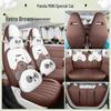 Cute 2023 Panda Mini Seat Cover for Women - All-Season, Full Coverage Car Cushion