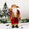 Welcome Sign In Home Decor Outside  Christmas Ornament Standing Posture Santa Claus Doll Creative Christmas Backpack Oldman Doll