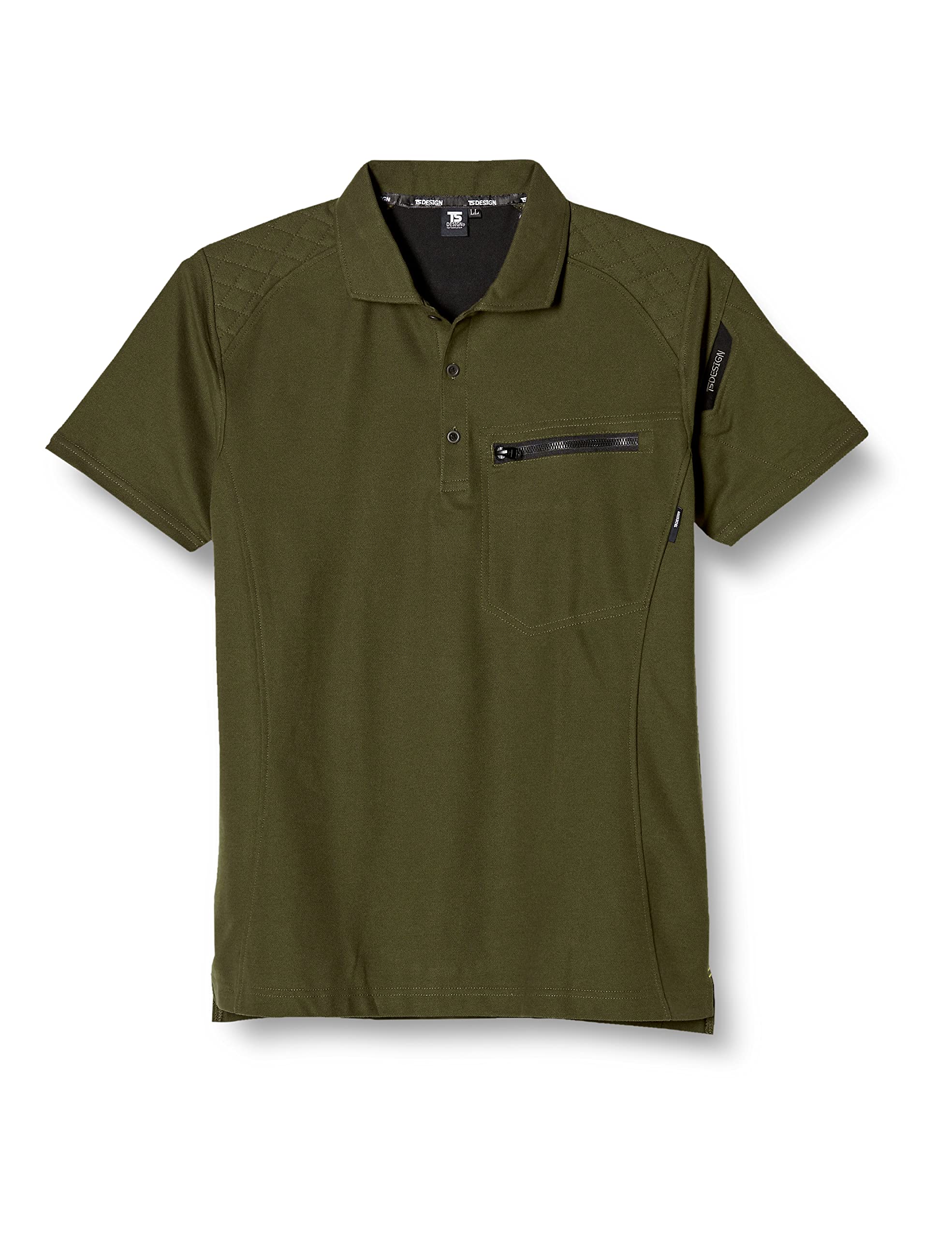 

TS DESIGN Work Knit Short Polo Shirt 51055 55 Khaki All Season LL
