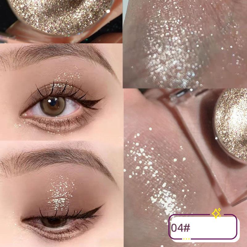 Monochrome Eye Shadow Shimmer Glitter Mashed Potatoes Highlighter Shine Highlighter Makeup Gel Face and Body Brighten Glitter Natural Contour Makeup