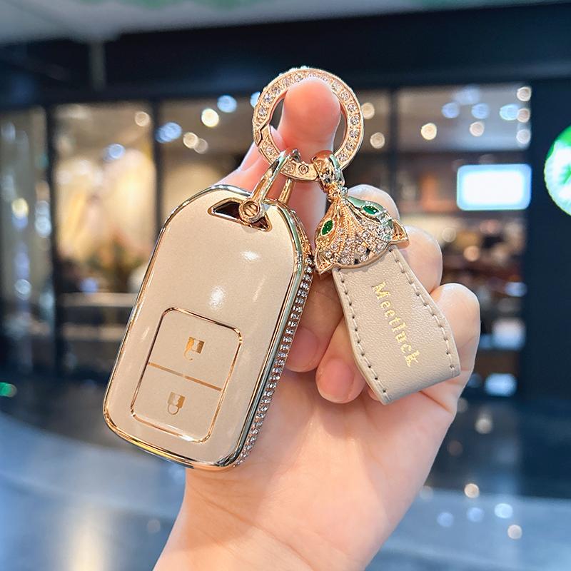 Car Key Case Cover Shell For Honda Crv Civic Accord Xrv Vezel Hiroshi Fit  Urv Crider Envix Inspire Cars Accessories Car Key Bag