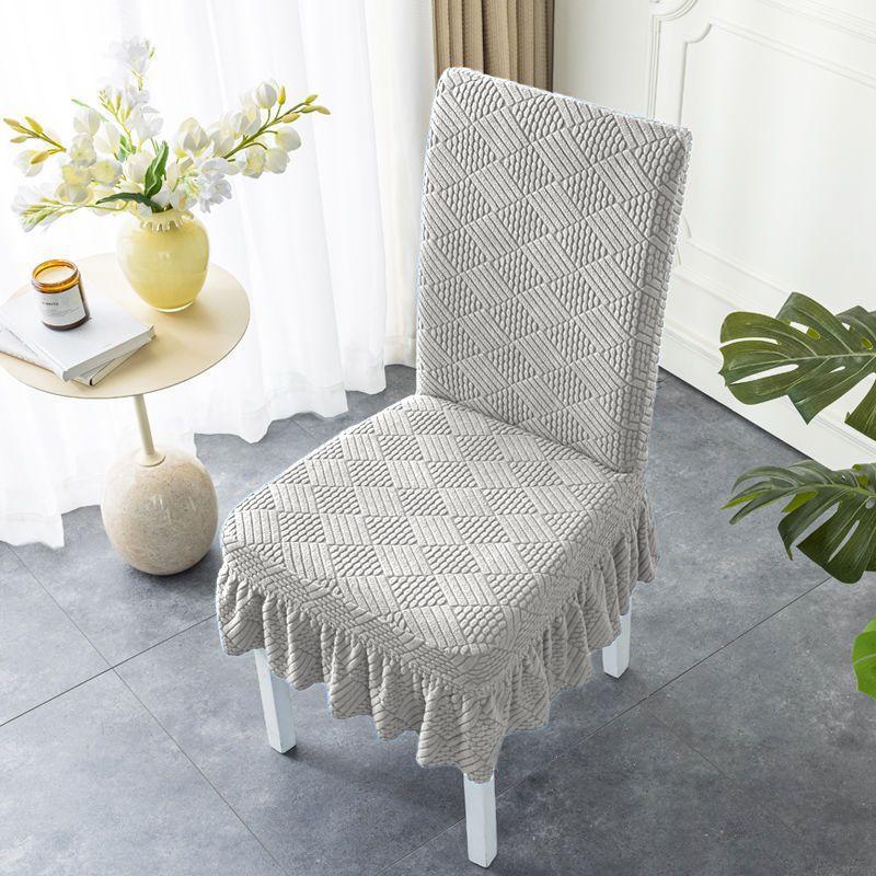 Chair Cover Universal Stool Four Seasons Universal Chair Cover Home Dining Table Backrest Integrated Seat Cover Elastic Chair Cover