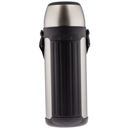 Tiger Vacuum Insulated Water Bottle, 1500ml with Cup, Large Capacity, Stainless Steel Bottle, Keeps Drinks Hot or Cold, Clear Stainless Steel, MHK-A15