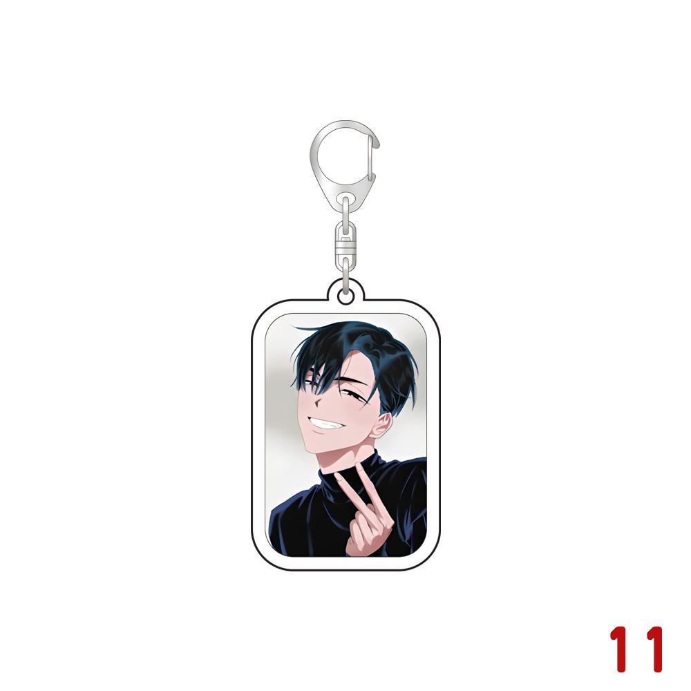 Acrylic Key Chain For Anime Popular Alien Stage Chibis Accessories Bag Luka Ivan Till Mizi Hyuna Sua Keyrings Jewelry Fans Gifts