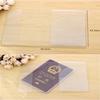 Travel Waterproof Passport Holder Cover Wallet Transparent PVC ID Card Holder Case Pouch