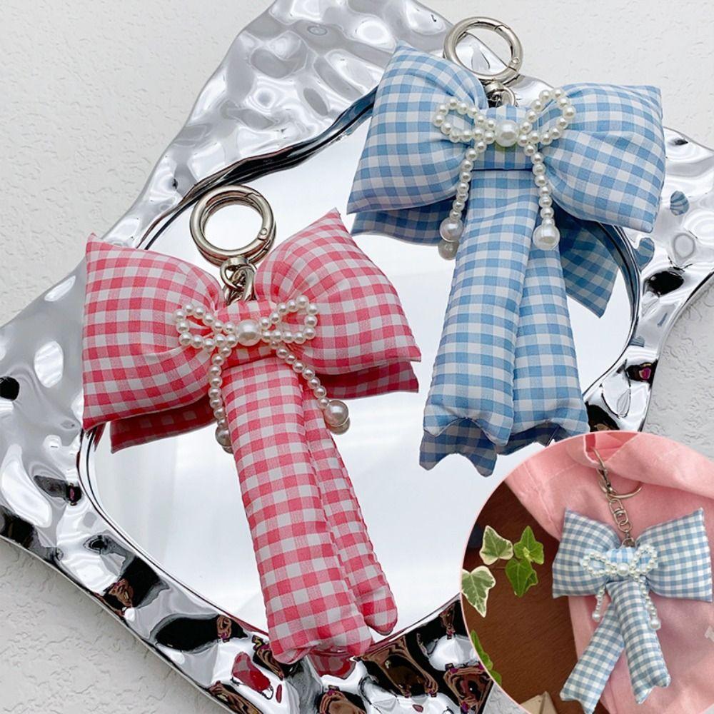 

Backpack Pendant 3D Bowknot Keychain Keyring Accessories Charm Backpack Pendant