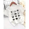 European Size Childrens Crew-neck Short-sleeved T-shirt with Dog Pattern Print