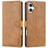 N.BEKUS CSJ-001 For iPhone 16 Plus Stand Case PU Leather Wallet Phone Cover
