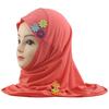 Easy To Wear Girls Instant Hijab Scarf Muslim Hijabs Handmade Flower Amira Lovely Flower Headscarf Turban for 2-6 Years Kids