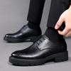 Mode Versteckte Ferse 8/10CM Kuh Leder Männer Schuhe Büro Arbeit Aufzug Schuhe Marke Mann Business Oxfords Schuhe Anzug schuhe Lift Turnschuhe