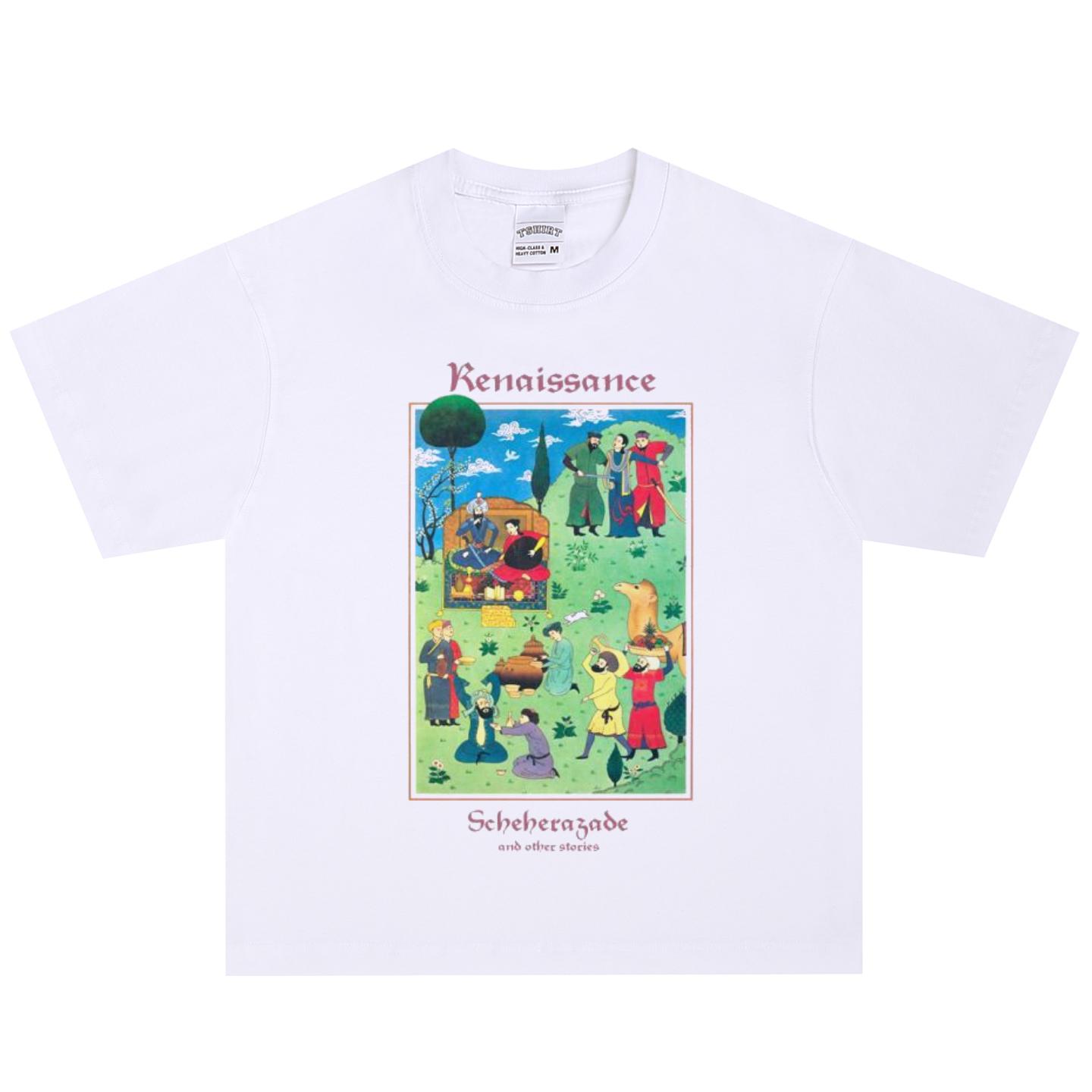 Renaissance T-Shirt, Soft Fabric Casual Daily Wear XL