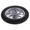 12.5x2.75in Mini Bicycle Rear Wheel AntiSkid Rubber Steel Alloy for 47cc 49cc 2 Stroke Dirt Bike