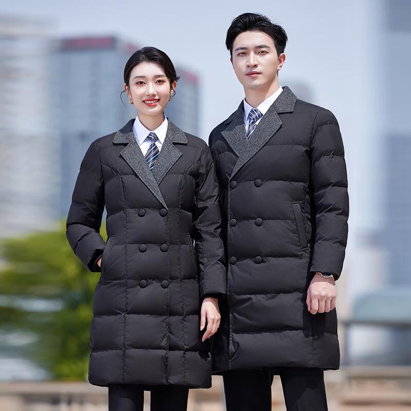 Troloman Unisex Suit Collar Padded Workwear Jacket