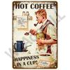 Vintage Plaque Metal Sign Plate Home Decor Tin Signs Coffee Retro Wall Art Posters For Kitchen Bar Iron Painting Decoration Cafe