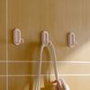 Punch-free Metal Hook Strong Adhesive Wall Hook Door Back Wall Bathroom Kitchen Key Holder Seamless Clothes Hanger Hook