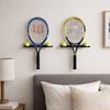 Wall-mounted Tennis Racket Storage Rack Large Capacity Badminton Racket Storage Rack  for Home