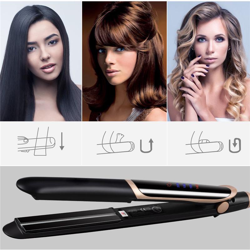 Infrared Flat Iron Hair Straightener Professional Thermostatic Ceramic Coating Curler Styling Tools Hair Flat Iron