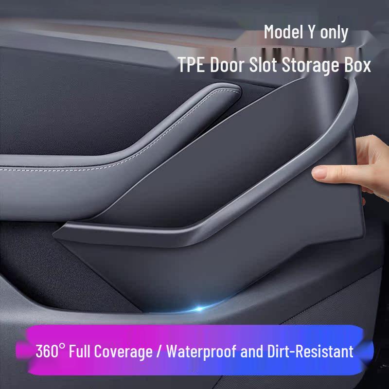 Tesla Model Y Facelift NAPA Auto-Türschlitz-Aufbewahrungsmatte - Dekoratives Zubehör