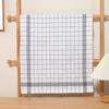 5PCS Quick Drying Kitchen Tea Towels Absorbent Stripes Rags Checkered Kitchen Towels  For Kitchen