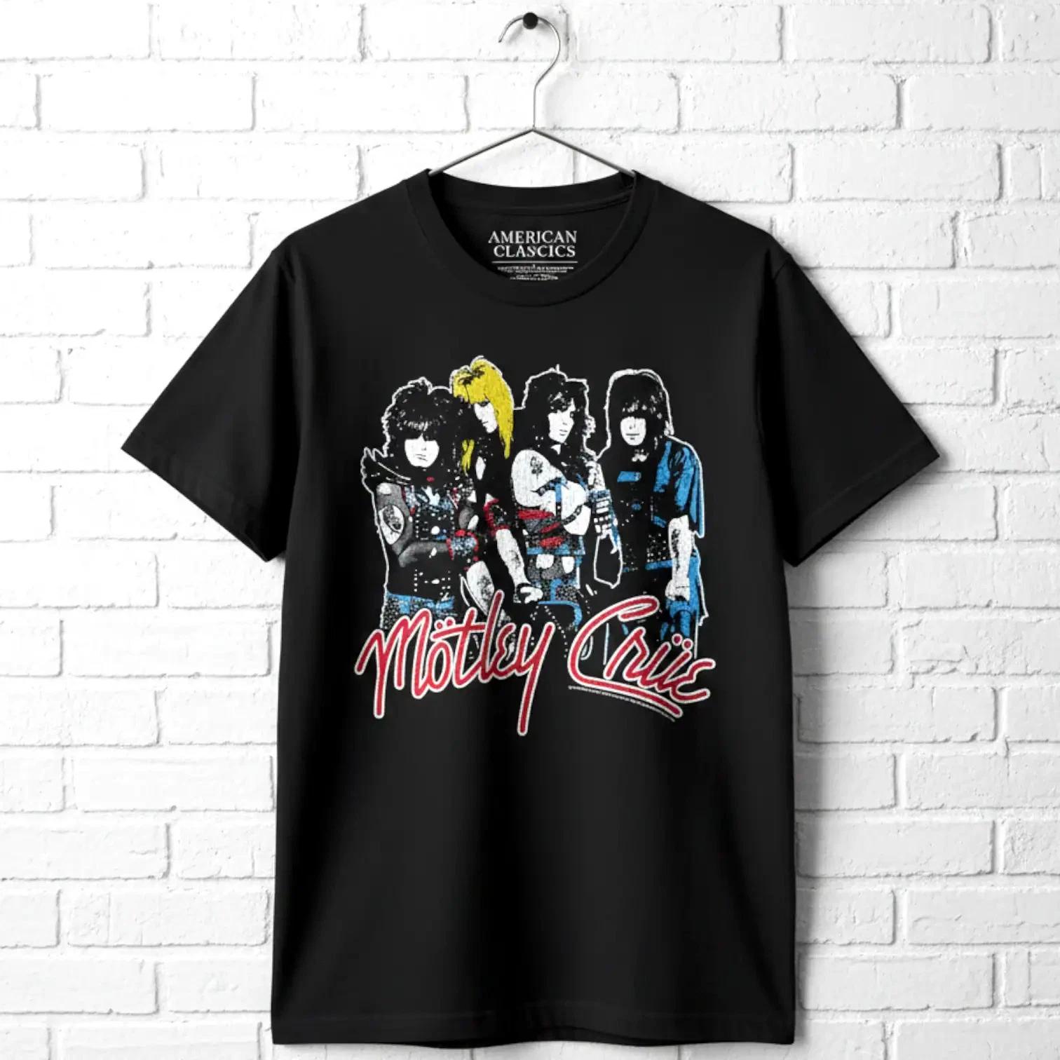 Мужская футболка Motley Crue Глэм-рок Поп-арт XXXL