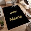 F1 (14) Personalized Name Office Carpet Stylish Decor for Living Room Bedroom Kitchen