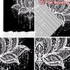 2D flat printing 2pcs Curtain Window Curtains Mandala Lotus Design Digital Printed Polyester Drapes Festive Holiday Use for