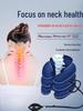 Crystal Velvet Cervical Traction Device: Neck Brace for Forward Head Posture Correction and Support.