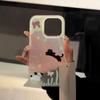 Apple 11 12 13 14 15 ProMax Transparent Frosted Soft XSMax Mobile Phone Case for Kittens and Puppies Outing.