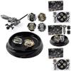 Xd168-30b Limited Edition Black Warrior Alloy Spinning Top Duel Set For Kids