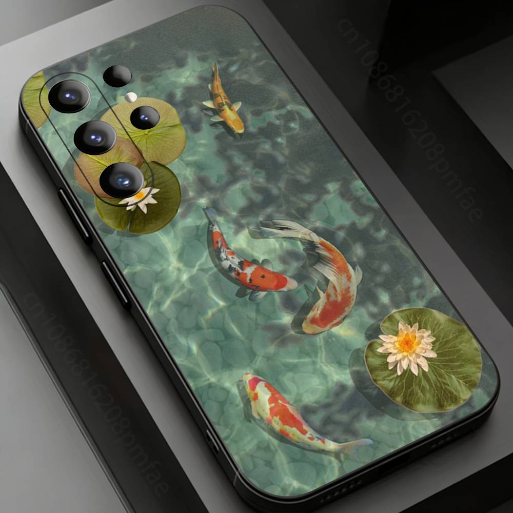 

Lucky Koi Phone Case For Samsung Galaxy S26,25,24,23,22,21,20Plus Ultra Samsung S225G