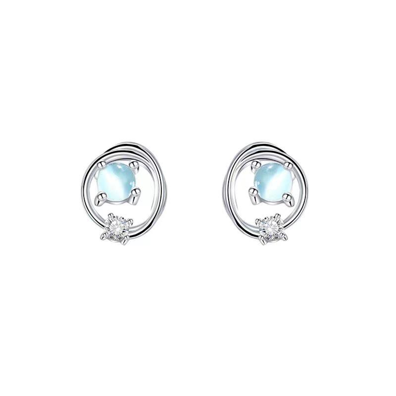 High-End Planet Stud Earrings: Luxury Style for Fashionable Women - Cool Gift for Girlfriend