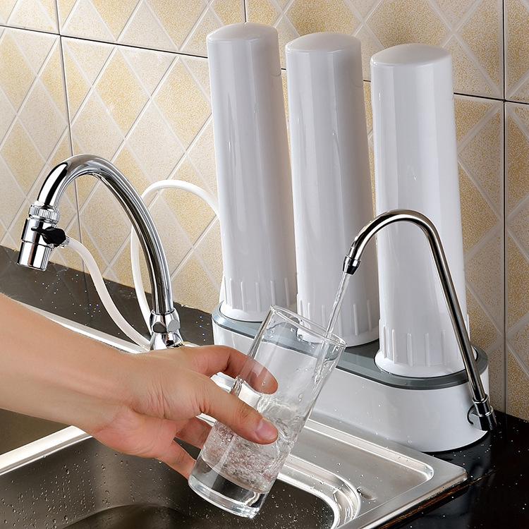 Household Three-Stage Ultrafiltration Water Purifier with Ceramic Filter