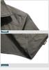 Men's Cotton Summer Short-Sleeve Solid Color Casual Workwear Shirt, Plus Size