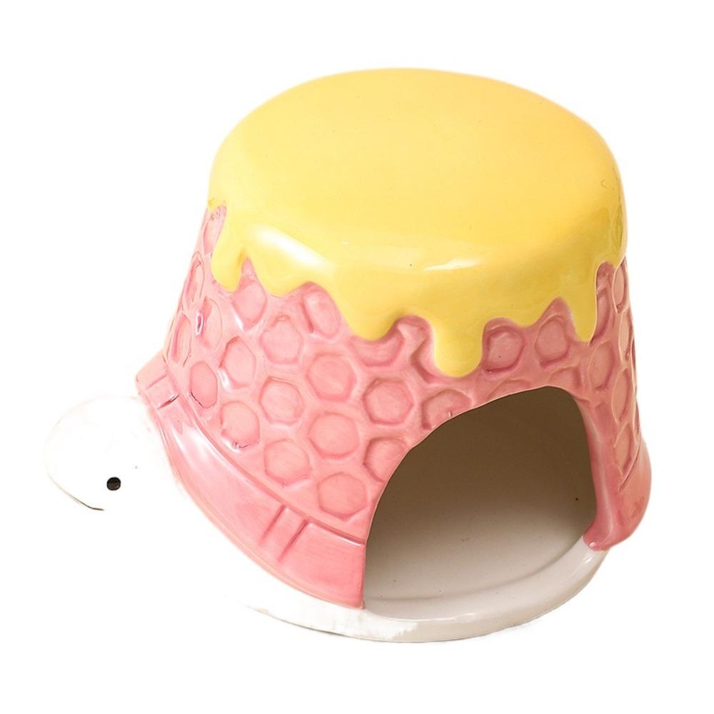 Ceramic Pet Small House Cooling Hamster Bed Hamster Landscaping Supplies Hamster Nest  Bird